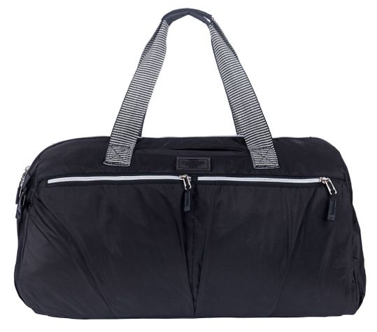 Bolso Deportivo Lotus Negro Gris Mujer Head-1