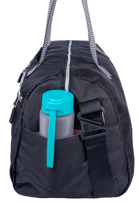 Bolso Deportivo Lotus Negro Gris Mujer Head-4