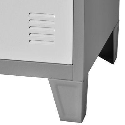 Locker metálico 2 cuerpos simples | 02 Puertas-1
