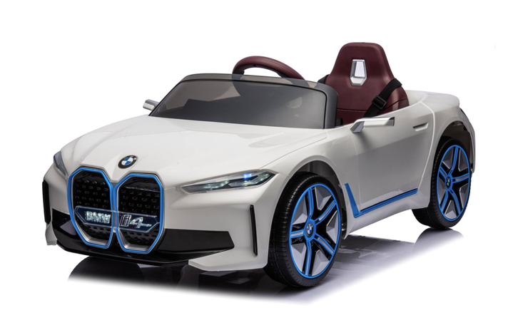 AUTO A BATERIA BMW I4 BLANCO 12V-0
