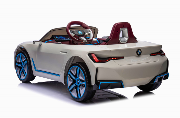 AUTO A BATERIA BMW I4 BLANCO 12V-1