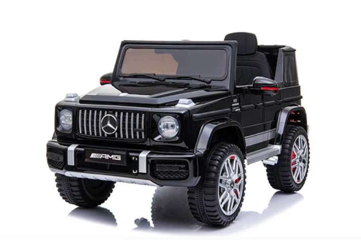 AUTO A BATERIA JEEP MERCEDES G63 NEGRO-0