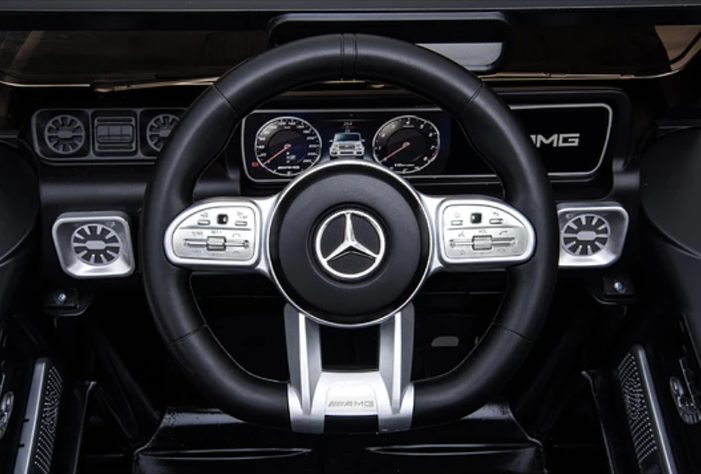 AUTO A BATERIA JEEP MERCEDES G63 NEGRO-2