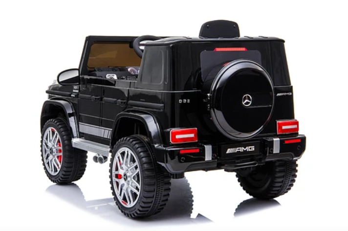 AUTO A BATERIA JEEP MERCEDES G63 NEGRO-4