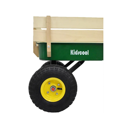 CARRITO DE ARRASTRE WAGON VERDE KIDSCOOL-2