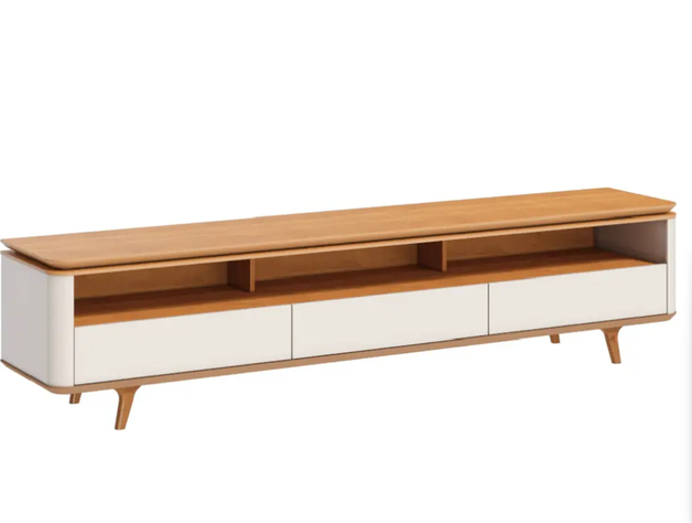 RACK TV STAND ARC 14233 1.8 BLANCO/CARAMELO-2