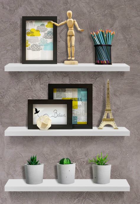 REPISAS DECORARE BLANCO PACK x3-1