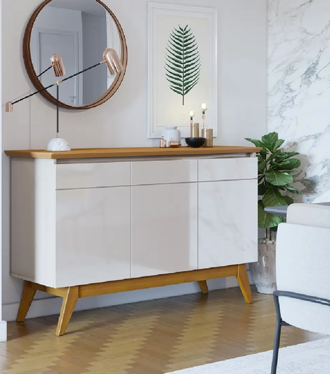 BUFFET CLASSIC 66833 1.25 PUERTAS BLANCO/CARAMELO-3