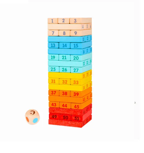JUEGO DIDACTICO TORRE MULTICOLOR-0