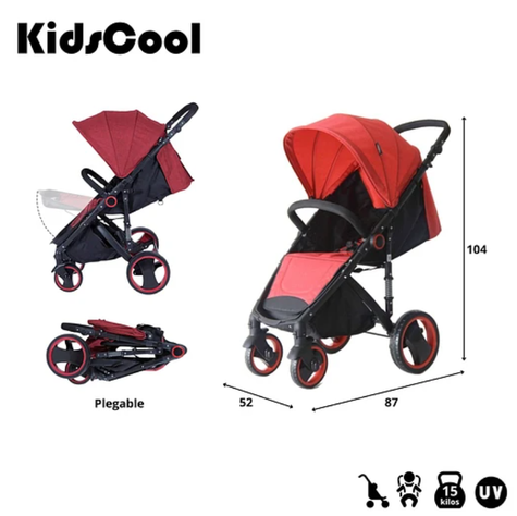 COCHE PASEO JOGGER ROJO -4