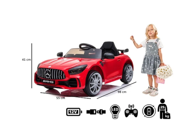 AUTO MERCEDES GT ROJO 12V-5
