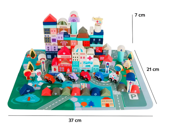 CUIDAD BLOCKS DE MADERA 115 PCS-5