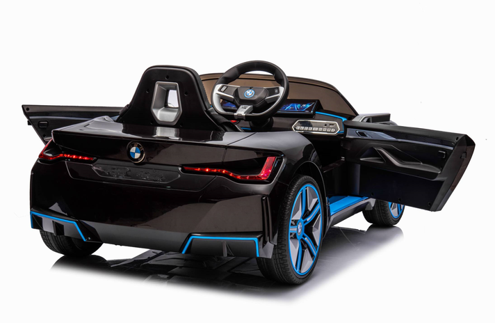 AUTO A BATERIA BMW I4 A BATERIA 12V NEGRO-4
