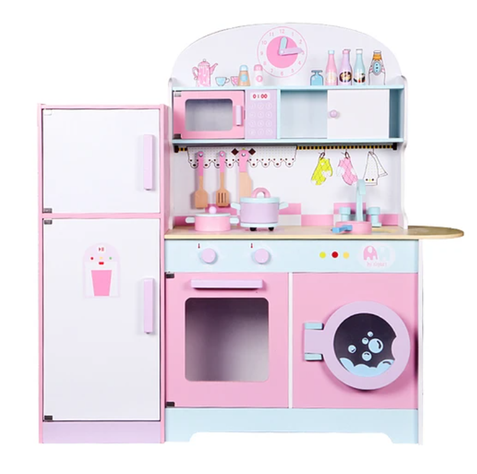 COCINA VINTAGE CON REFRIGERADOR-1