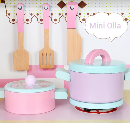 COCINA VINTAGE CON REFRIGERADOR-4