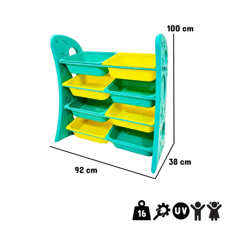 ESTANTE KIDS VERDE SUNNY-4