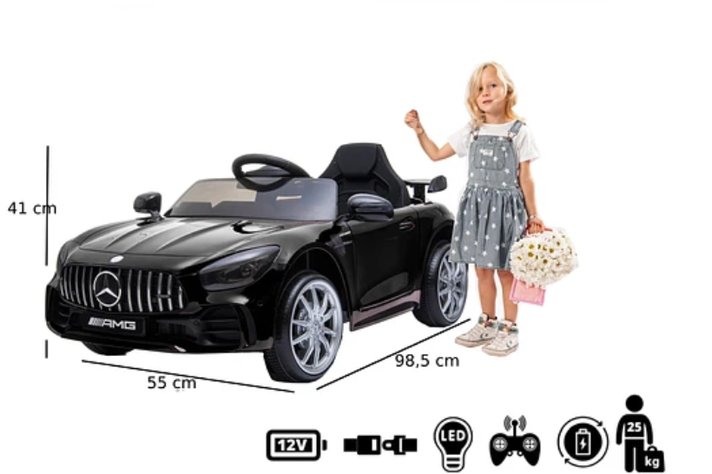 AUTO MERCEDES GT NEGRO 12V-3