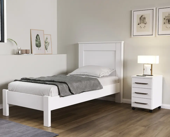 CAMA MUNIQUE 1 PLAZA  0,90 x 1,90 - BLANCO-2