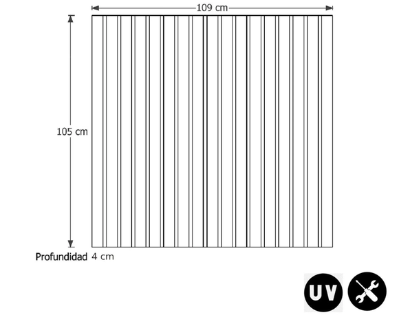 RESPALDO PANEL SINGLE MADERA CARAMELO 24MM-2