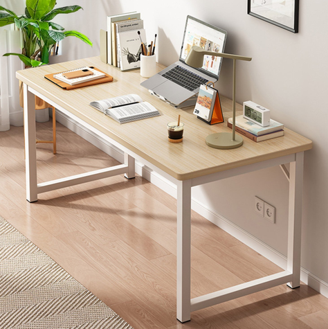 ESCRITORIO METAL CLASSIC BEIGE BLANCO-6