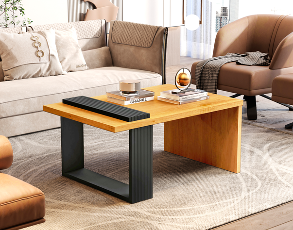 MESA DE CENTRO BOHO CARAMELO/NEGRO-2