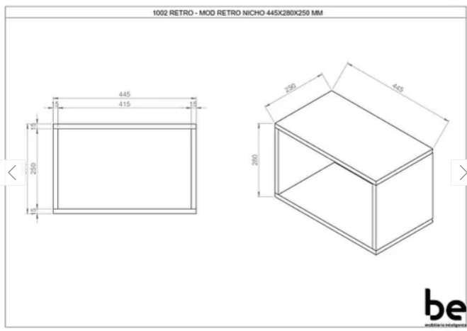 REPISA RECTANGULA/BLANC-1