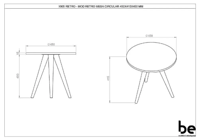 MESA LATERAL RETR/BLANC-1