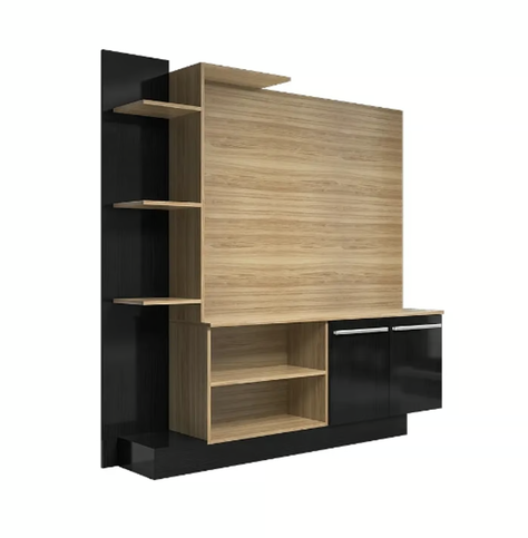 CENTRO ENTRETENCION RACK VERONA NEGRO/ARCILLA-1