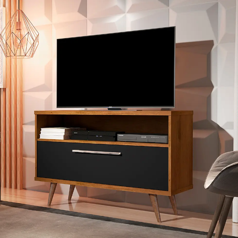 RACK TV BE CARAMELO/NEGRO -2