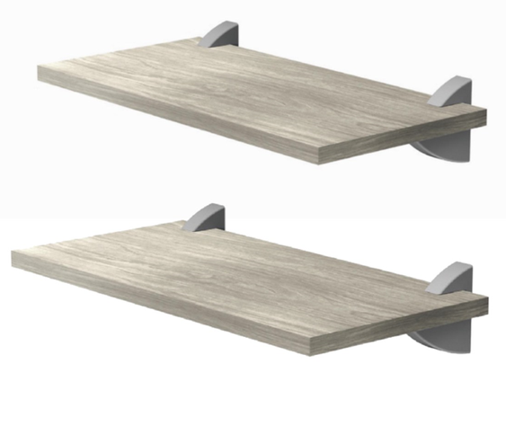 REPISAS CONCEPT40 GRIS PACK x2-0