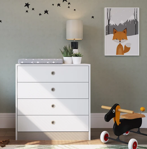 COMODA INFANTIL 4 CAJONES AMORE-3