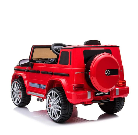 AUTO A BATERIA JEEP MERCEDES G63 ROJO-1