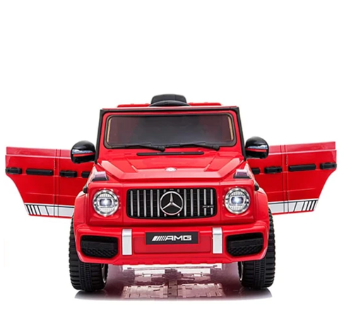AUTO A BATERIA JEEP MERCEDES G63 ROJO-2