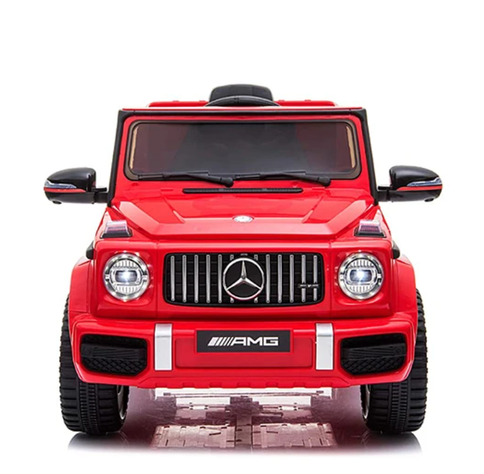 AUTO A BATERIA JEEP MERCEDES G63 ROJO-4