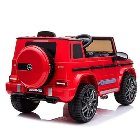 AUTO A BATERIA JEEP MERCEDES G63 ROJO-5