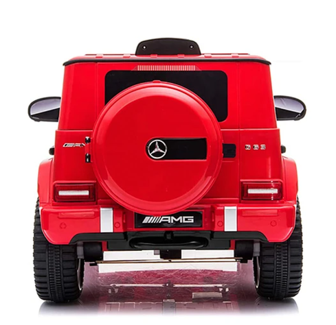 AUTO A BATERIA JEEP MERCEDES G63 ROJO-6