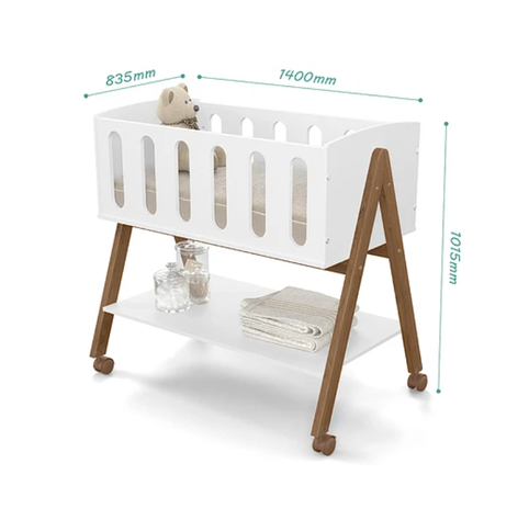 MINI CUNA COLECHO ECO WOOD C/RUEDAS-5