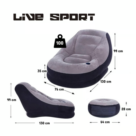 SILLON INFLABLE RELAX +POSA PIES LIVE SPORT-4