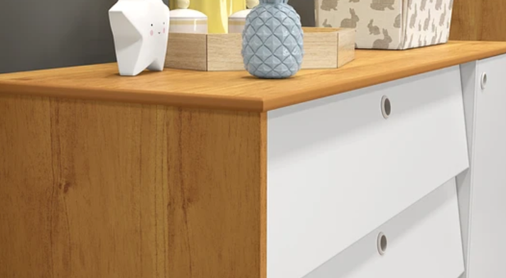 COMODA CON PUERTA GOLD BEIGE/ECO WOOD-3