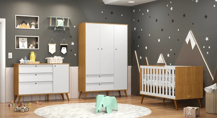 COMODA CON PUERTA GOLD BEIGE/ECO WOOD-5