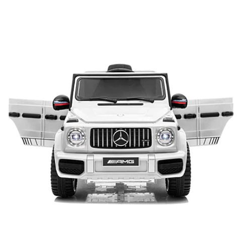 AUTO A BATERIA JEEP MERCEDES G63 BLANCO-1