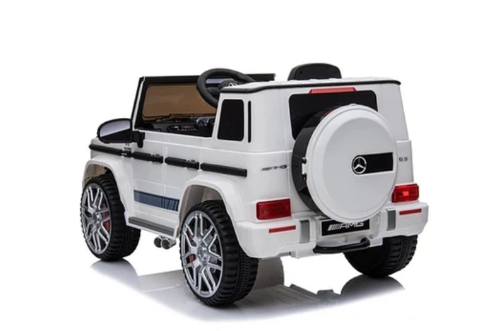 AUTO A BATERIA JEEP MERCEDES G63 BLANCO-3