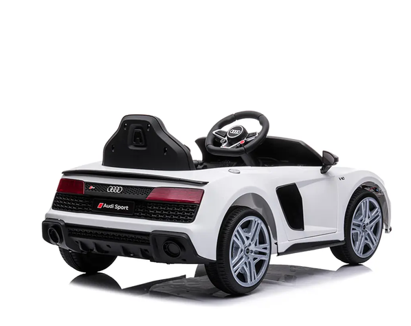 AUDI R8 SPYDER BATERIA BLANCO-2