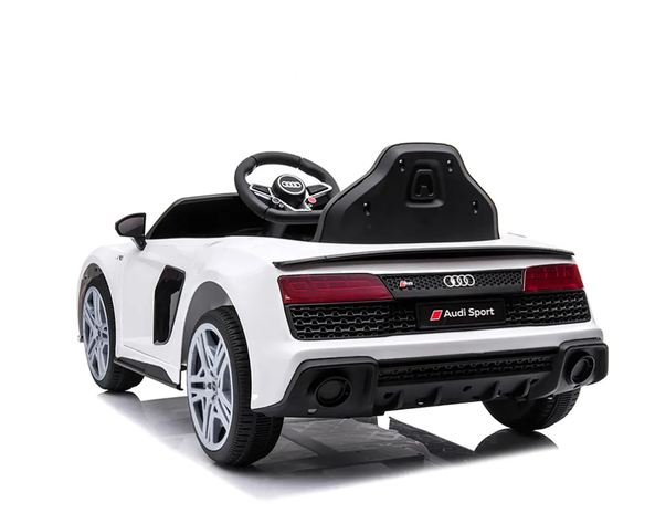AUDI R8 SPYDER BATERIA BLANCO-4