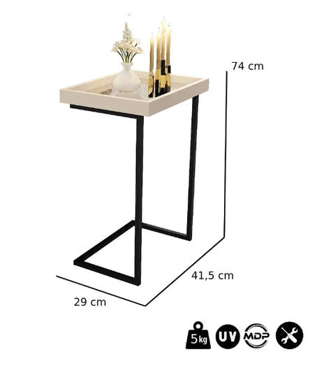 MESA AUXILIAR LUXOR PERLA-2
