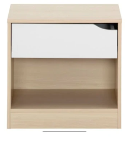 VELADOR 1 CAJON COMPAQ BLANC-1