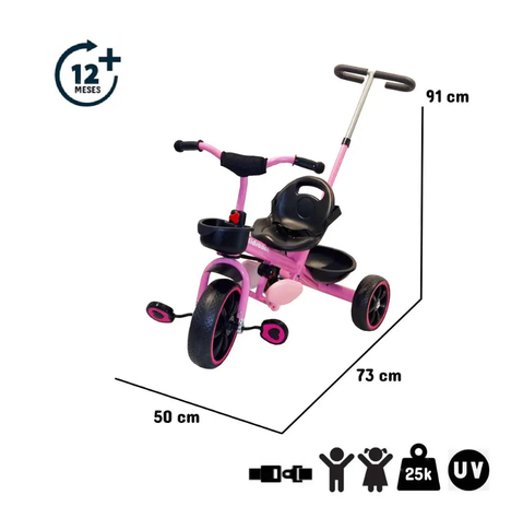 TRICICLO MAXI ROSADO-5