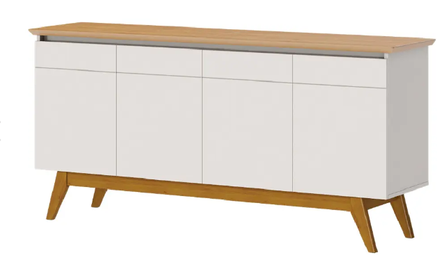 BUFFET CLASSIC 66433 1.6 PUERTAS BLANCO/CARAMELO-1