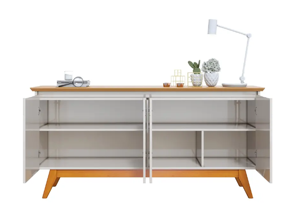 BUFFET CLASSIC 66433 1.6 PUERTAS BLANCO/CARAMELO-2
