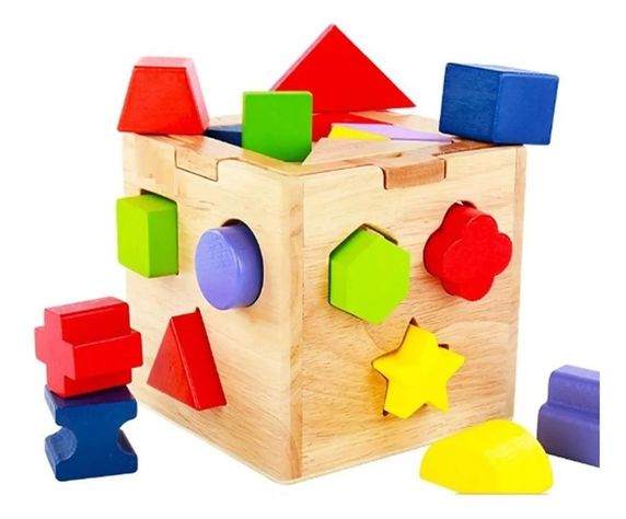 Juego De Madera Cubo Encaje-3